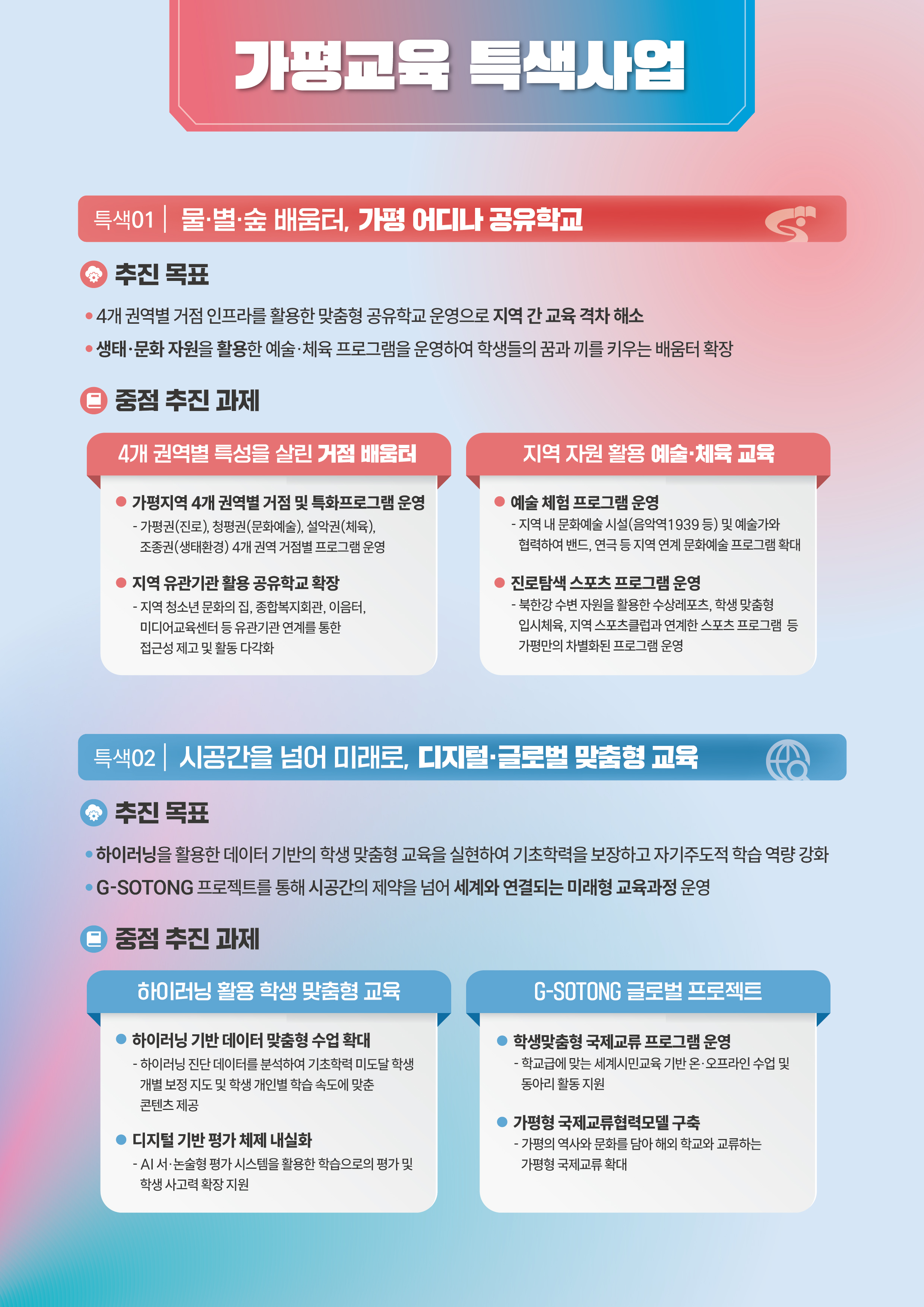 가평교육 기본방향 (자세한 내용은 하단 참고)